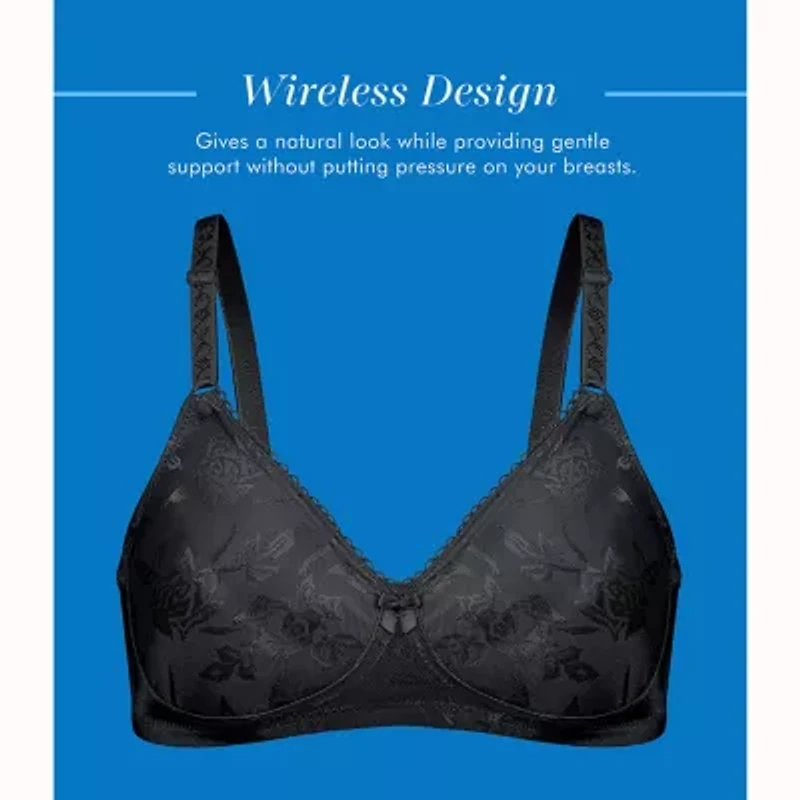 BestForm Floral Jacquard Wireless Soft Cup Bra- 5006222