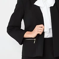 Black Label by Evan-Picone Womens Classic Fit Suit Jacket