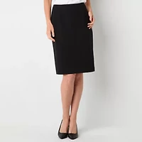 Black Label by Evan-Picone Womens Suit Skirt