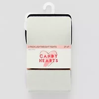 Candy Hearts Toddler Girls 2-pc. Tights