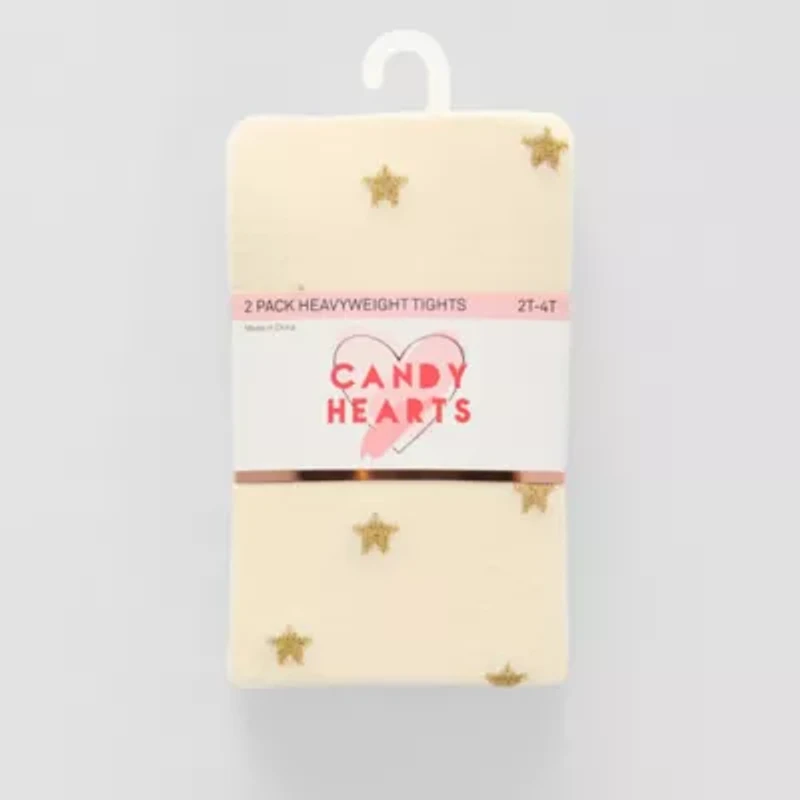 Candy Hearts Toddler Girls 2-pc. Tights