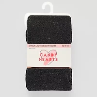 Candy Hearts Little & Big Kid Girls 2-pc. Tights