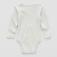 Okie Dokie Baby Boys Crew Neck Long Sleeve Rib Bodysuit