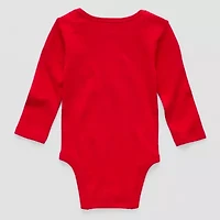 Okie Dokie Baby Unisex Round Neck Long Sleeve Rib Bodysuit