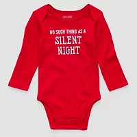 Okie Dokie Baby Unisex Round Neck Long Sleeve Rib Bodysuit