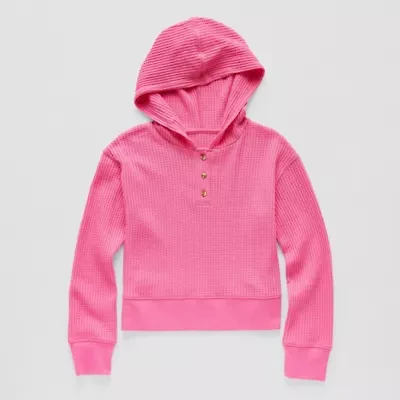 Thereabouts Little & Big Kid Girls Long Sleeve Hoodie