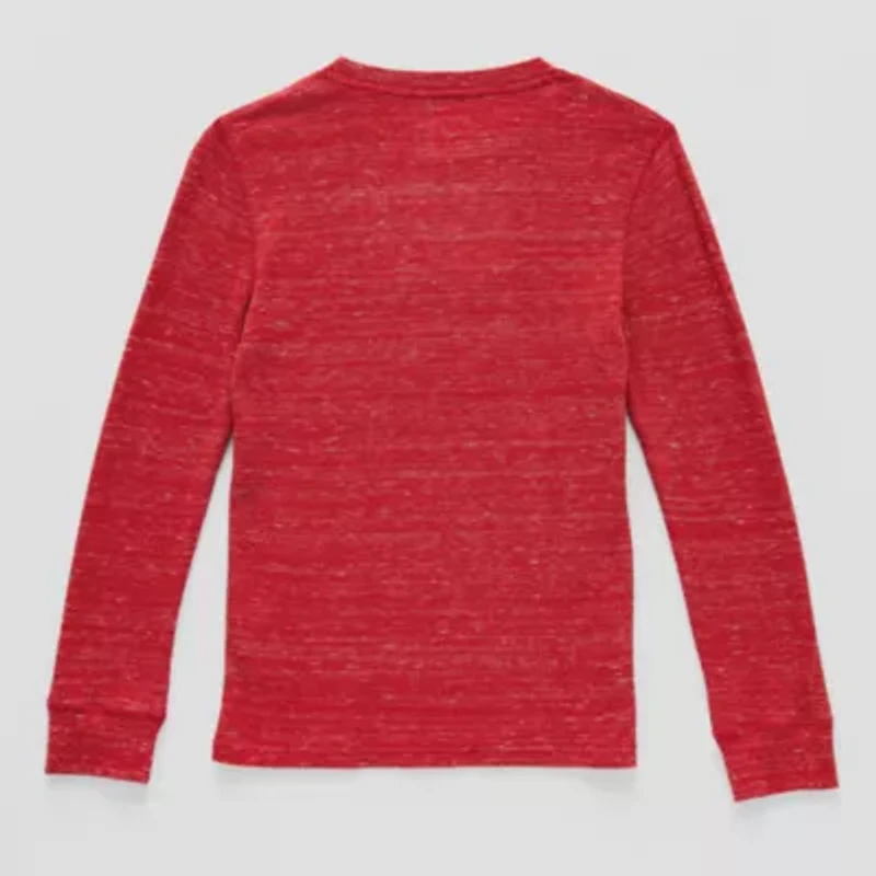 Thereabouts Little & Big Kid Boys Crew Neck Long Sleeve Regular Fit Thermal Top