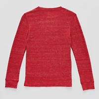 Thereabouts Little & Big Kid Boys Crew Neck Long Sleeve Regular Fit Thermal Top