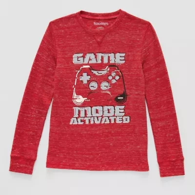 Thereabouts Little & Big Kid Boys Crew Neck Long Sleeve Regular Fit Thermal Top