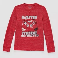 Thereabouts Little & Big Kid Boys Crew Neck Long Sleeve Regular Fit Thermal Top