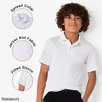 Thereabouts Little & Big Kid Boys Short Sleeve Regular Fit Polo Shirt