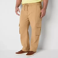 mutual weave Mens Big and Tall Relaxed Fit Cargo Pants