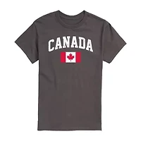 Mens Short Sleeve Canada Graphic T-Shirt