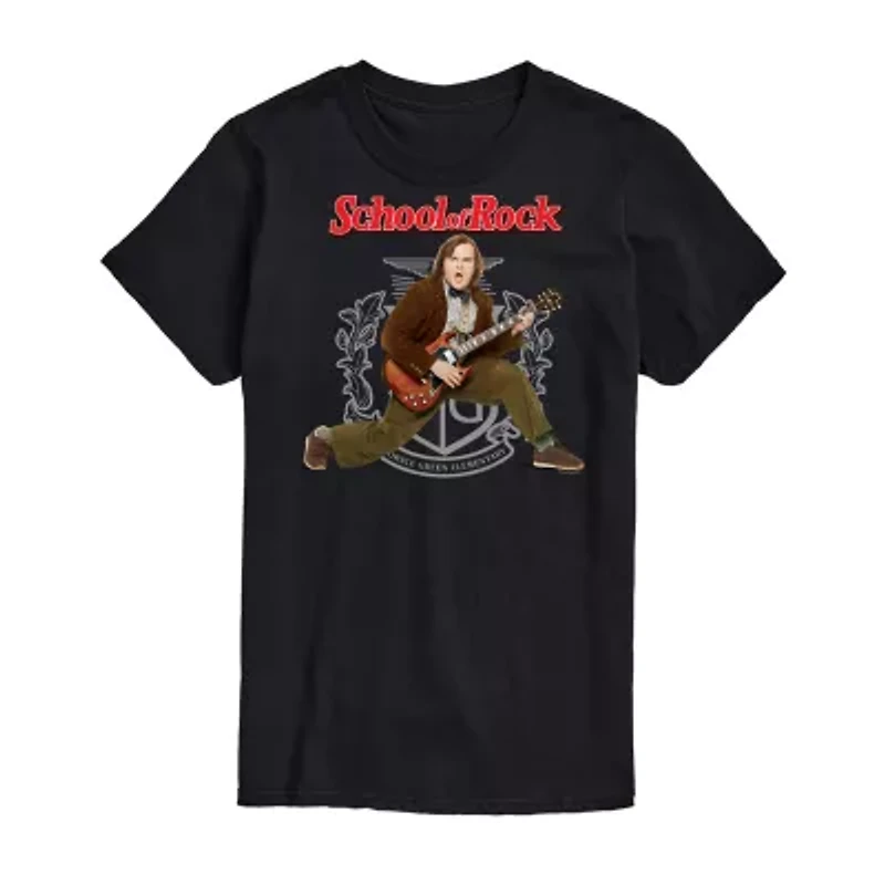 Mens Short Sleeve School Of Rock Graphic T-Shirt