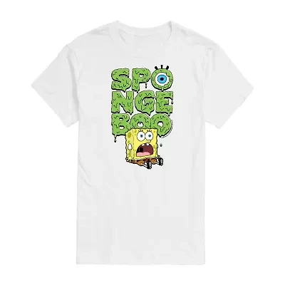 Mens Short Sleeve Spongebob Halloween Graphic T-Shirt