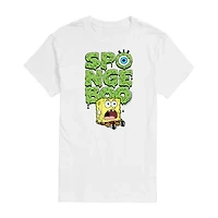 Mens Short Sleeve Spongebob Halloween Graphic T-Shirt