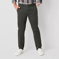 mutual weave Standard Chino Mens Adaptive Easy-on + Easy-off Slim Fit Flat Front Pant