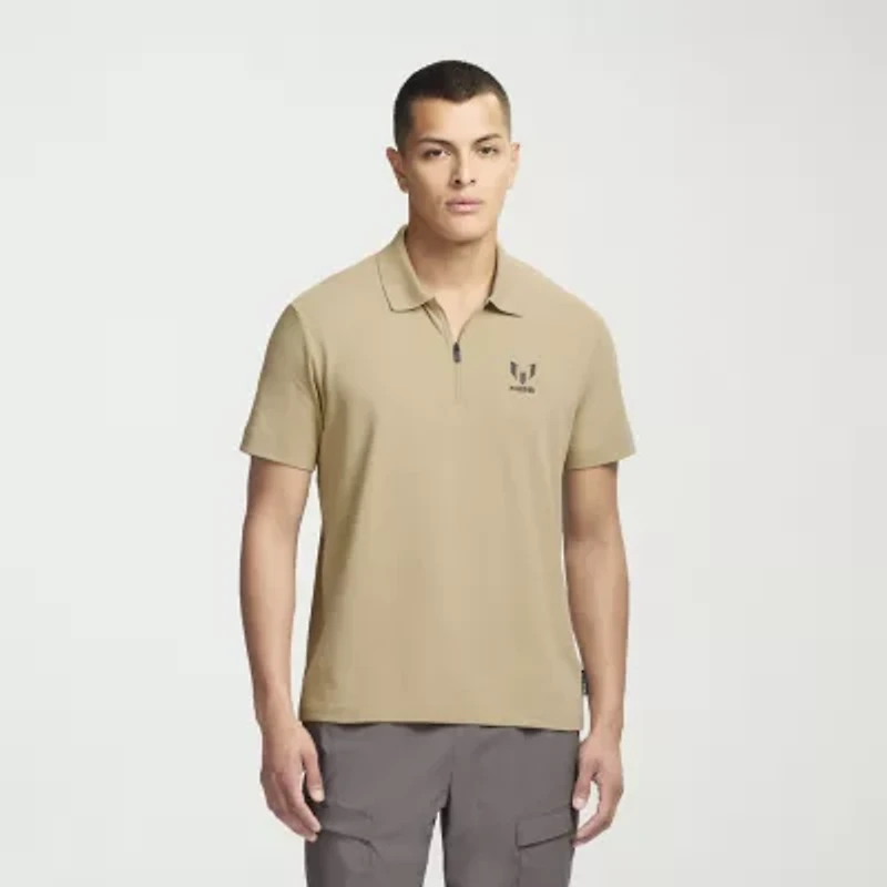 MESSI Collection Mens Regular Fit Short Sleeve Polo Shirt