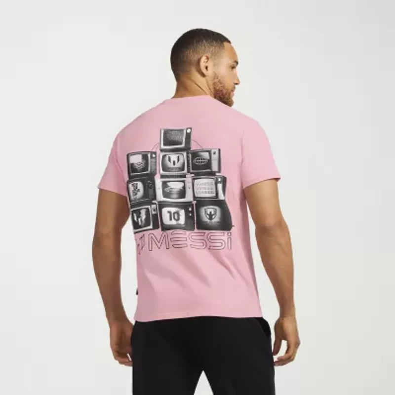 MESSI Collection Mens Crew Neck Short Sleeve Regular Fit Graphic T-Shirt