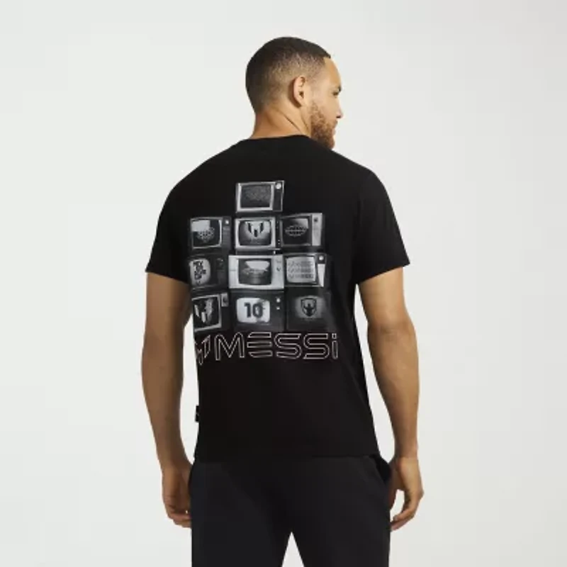 MESSI Collection Mens Crew Neck Short Sleeve Regular Fit Graphic T-Shirt