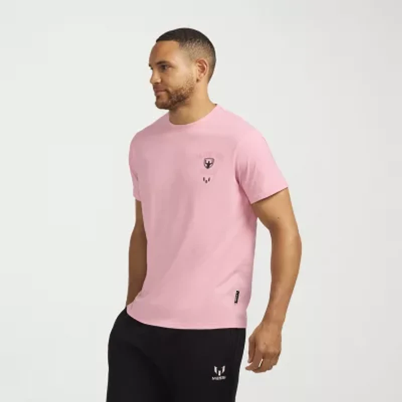 MESSI Collection Mens Crew Neck Short Sleeve Regular Fit Graphic T-Shirt