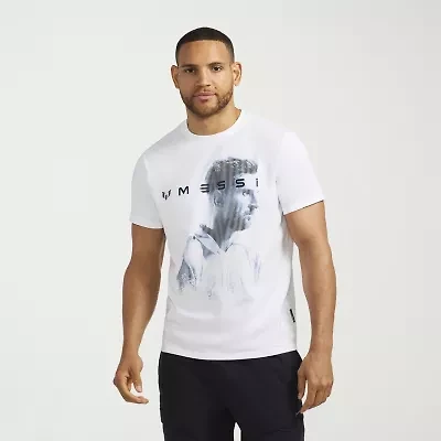 MESSI Collection Mens Crew Neck Short Sleeve Regular Fit Graphic T-Shirt