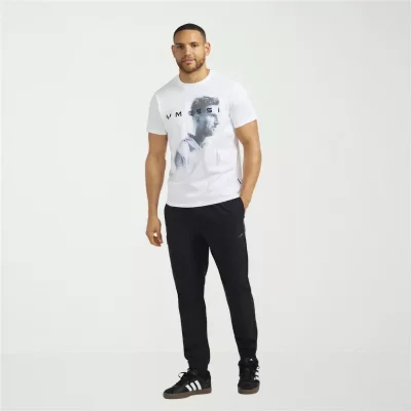 MESSI Collection Mens Crew Neck Short Sleeve Regular Fit Graphic T-Shirt