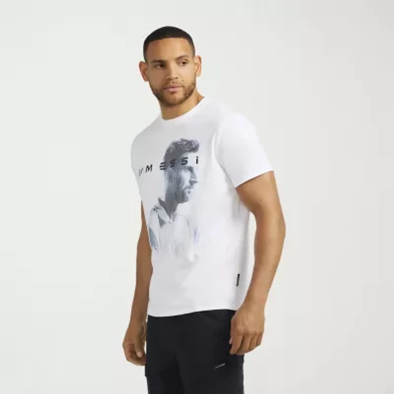 MESSI Collection Mens Crew Neck Short Sleeve Regular Fit Graphic T-Shirt