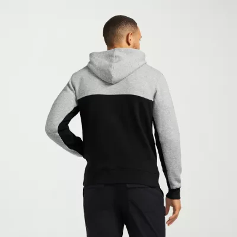 MESSI Collection Mens Long Sleeve Fleece Zipper Active Hoodie