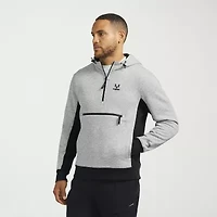 MESSI Collection Mens Long Sleeve Fleece Zipper Active Hoodie