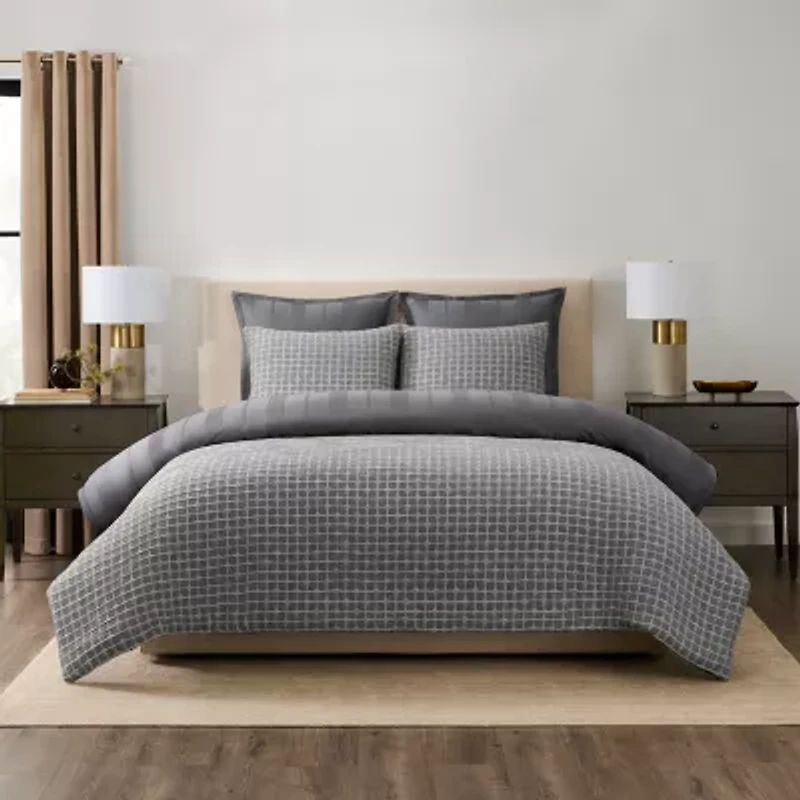Fieldcrest Turnin Geo 3-pc. Duvet Cover Set