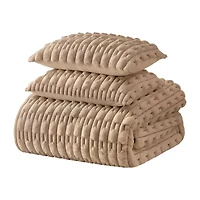 Bearpaw Solene 3-pc. Faux Fur Comforter Set