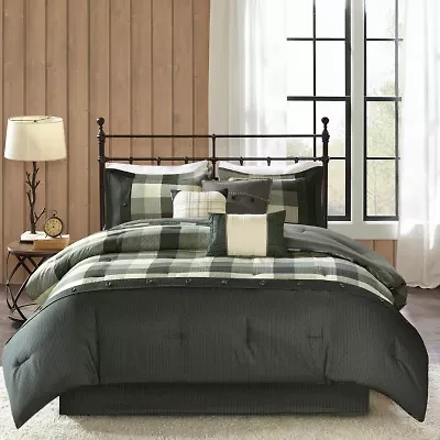 Madison Park Pioneer 7-pc. Herringbone Comforter Set