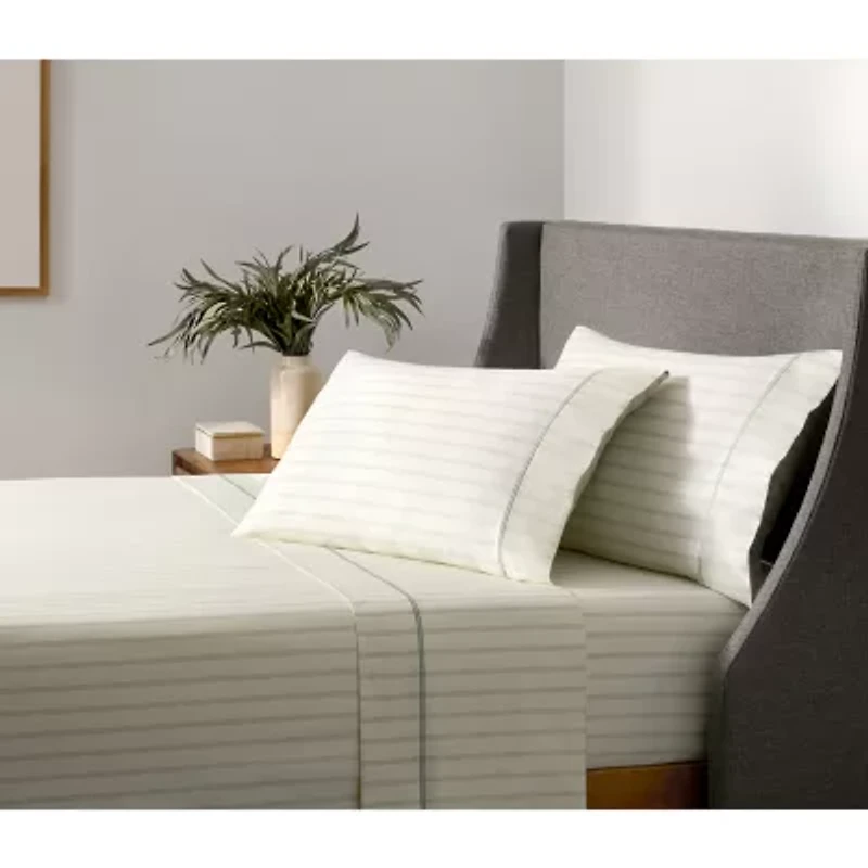 Fieldcrest 400tc Classic Chain Stripe Sheet Set