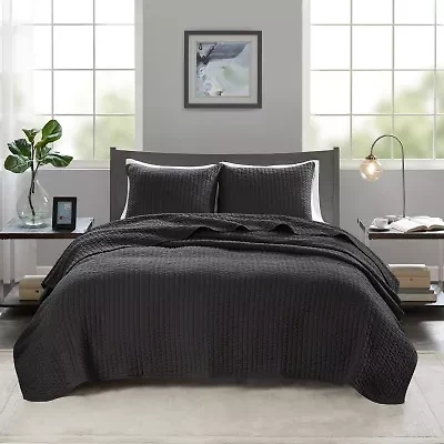 Madison Park Jaxson Antimicrobial Treated 3-Pc Quilt Set