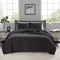 Madison Park Jaxson Antimicrobial Treated 3-Pc Quilt Set