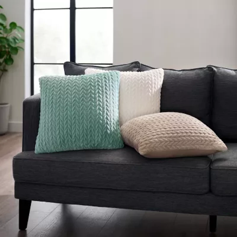 Fieldcrest Faux Mink 14x20 Lumbar Pillow