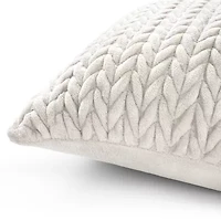 Fieldcrest Faux Mink 20x20 Square Throw Pillow