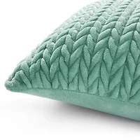 Fieldcrest Faux Mink 20x20 Square Throw Pillow