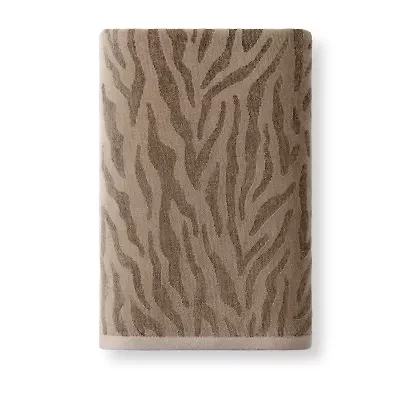 Fieldcrest Zebra Textured Bath Towel