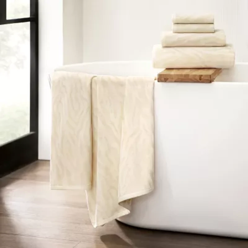 Fieldcrest Zebra Textured Bath Towel
