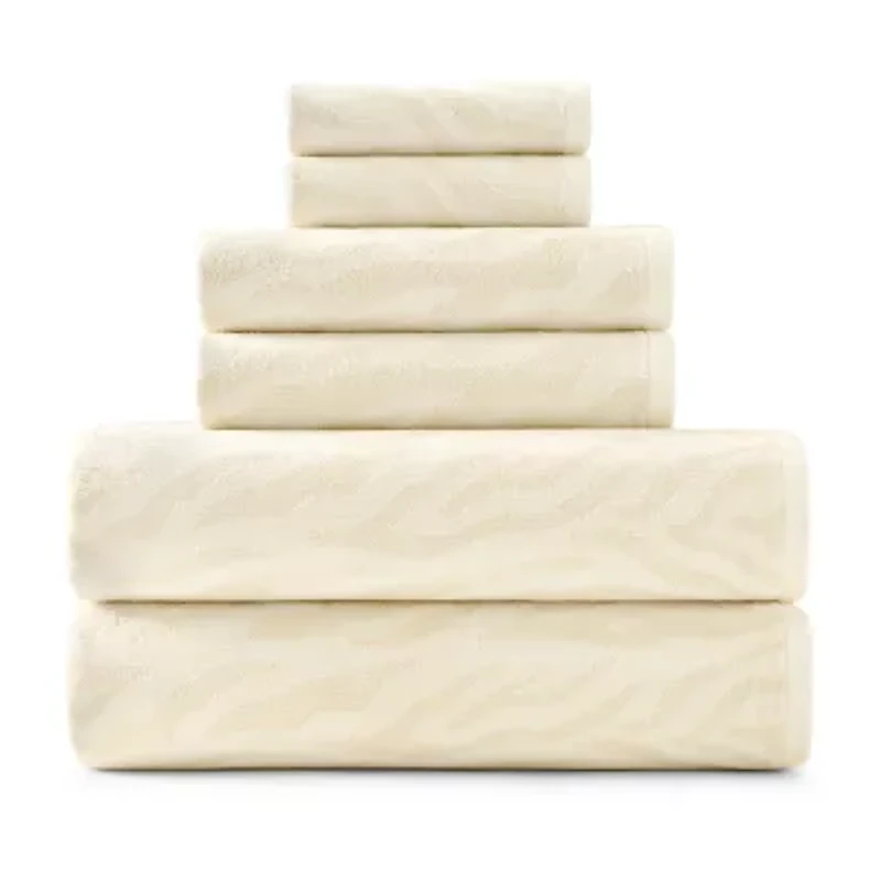 Fieldcrest Zebra Textured Bath Towel