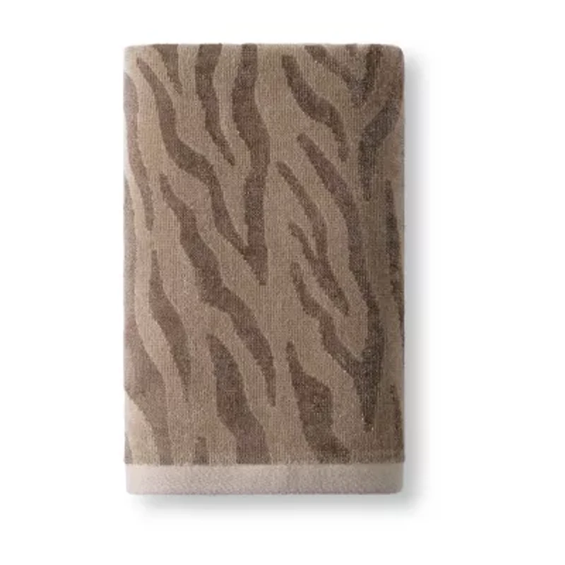 Fieldcrest Oversized Zebra Textured Bath Towel