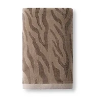 Fieldcrest Oversized Zebra Textured Bath Towel