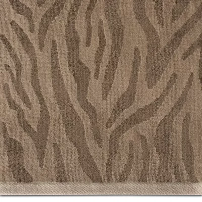 Fieldcrest Oversized Zebra Textured Bath Towel