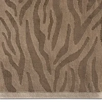 Fieldcrest Oversized Zebra Textured Bath Towel