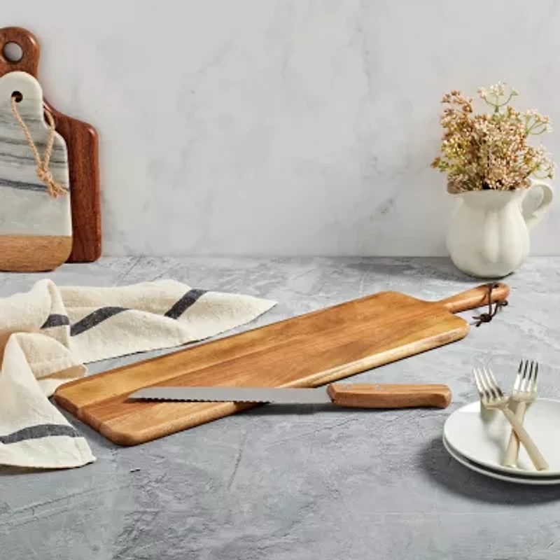 Gallery 2-pc. Wood Cheese Board Set