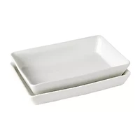Denmark Ceramic 2-pc. Serving Platter Set