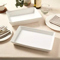 Denmark Ceramic 2-pc. Serving Platter Set