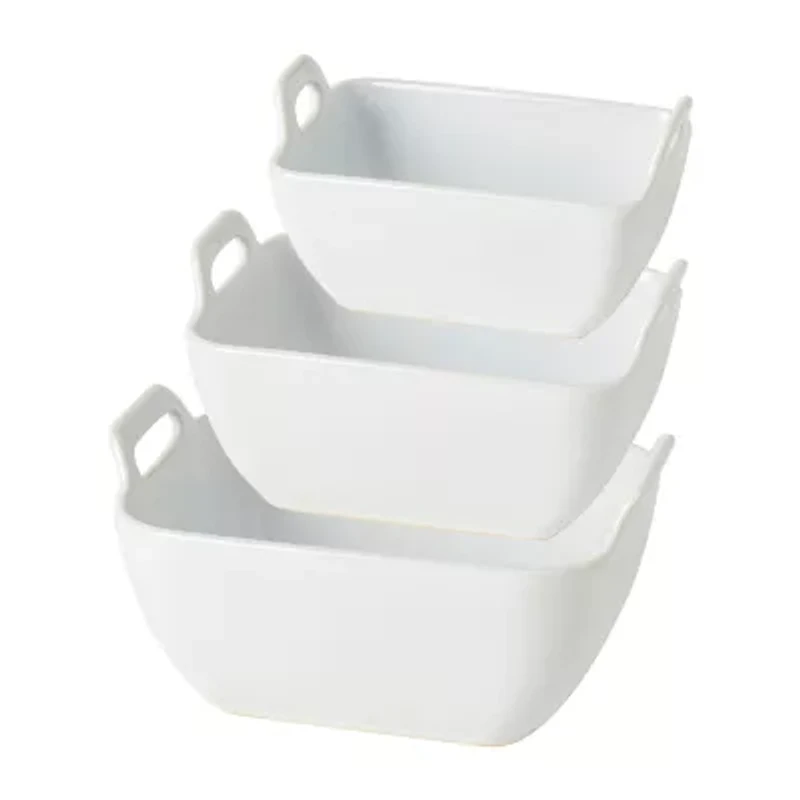 Denmark 3-pc. Stoneware Serving Bowl